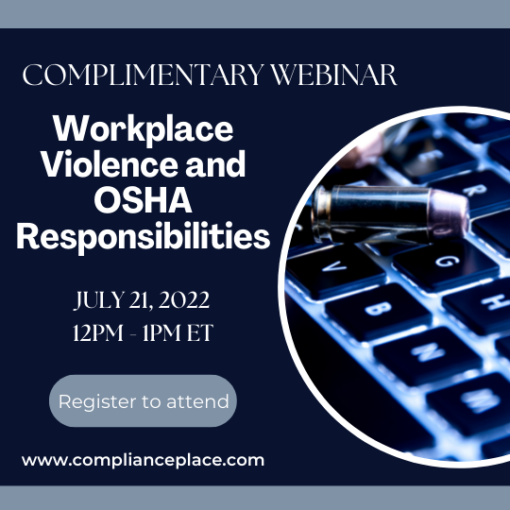 Workplace Violence and OSHA Responsibilities MidAtlantic Construction Safety Council